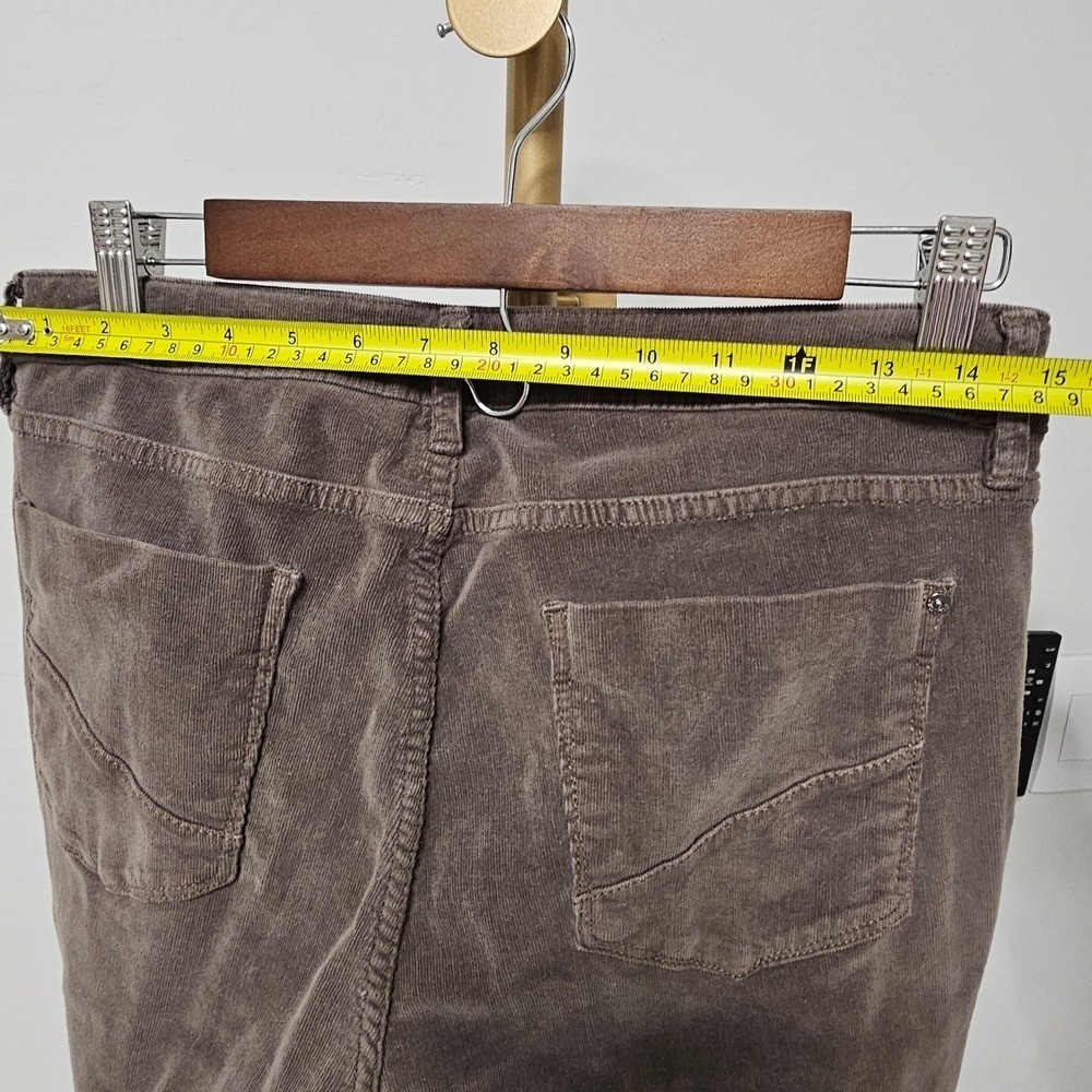 JustFab Brown Corduroy Pants size 31 - Picture 6 of 8